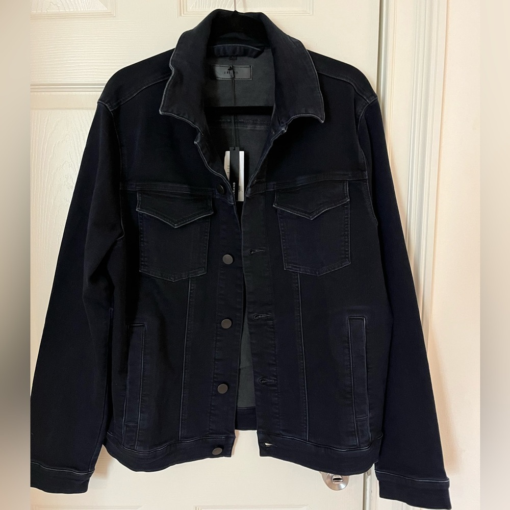 J Brand Corpus stretch denim jacket in Winton (dark blue) size XL